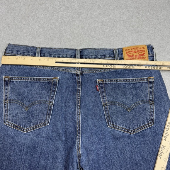 Levis 550 Jeans Mens 40x30 Relaxed Fit Straight Leg Ranch Rodeo Cowboy Denim - Picture 7 of 10